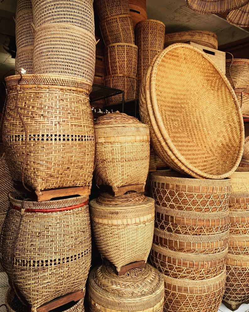 Bamboo handicrafts from Indonesia